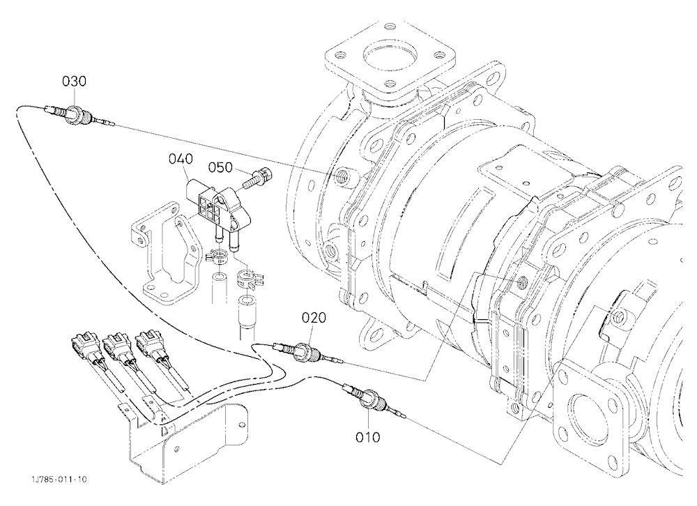 Diesel Particulate Filter Muffler Sensor