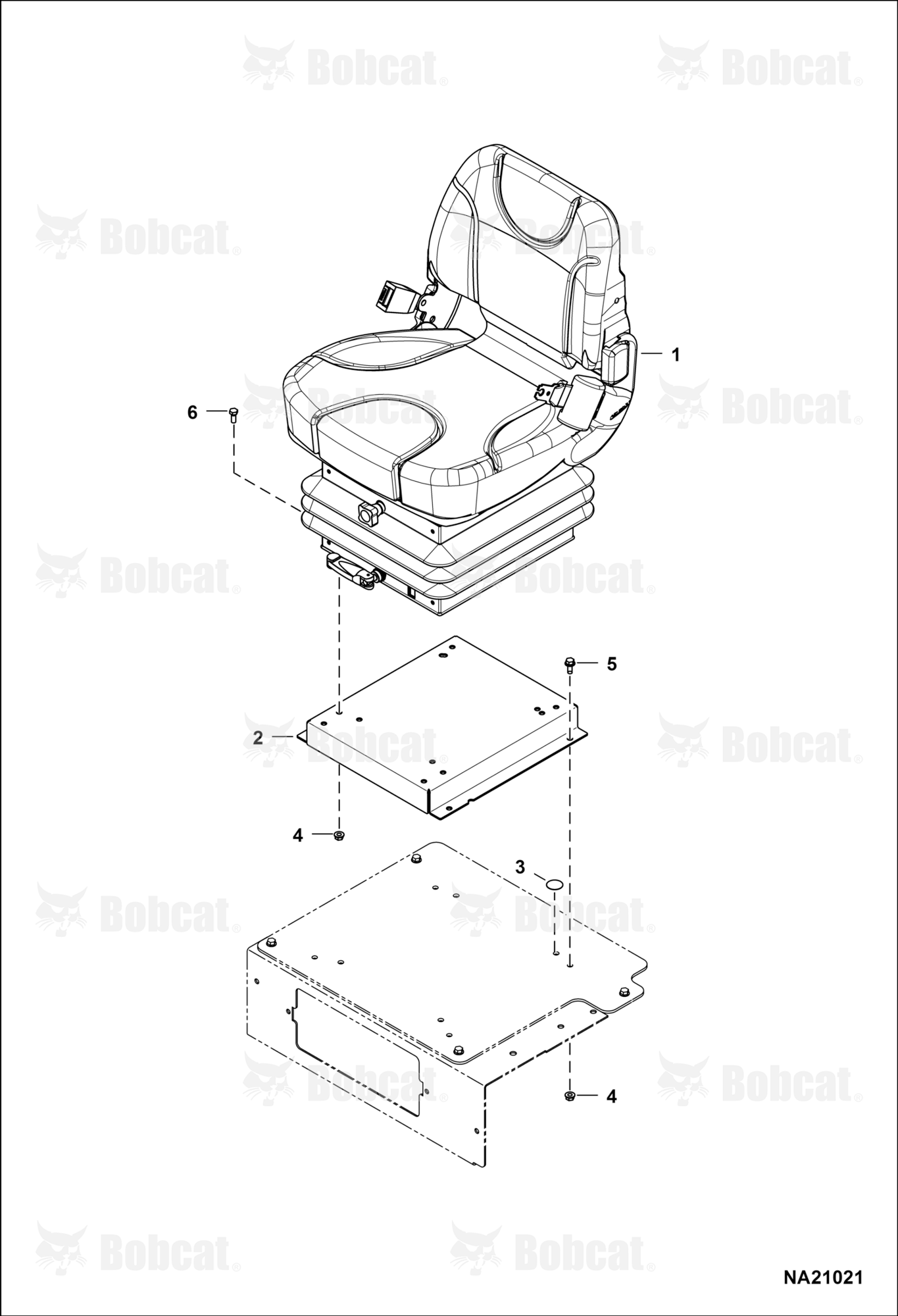 Operator Seat (Mechanical Suspension)