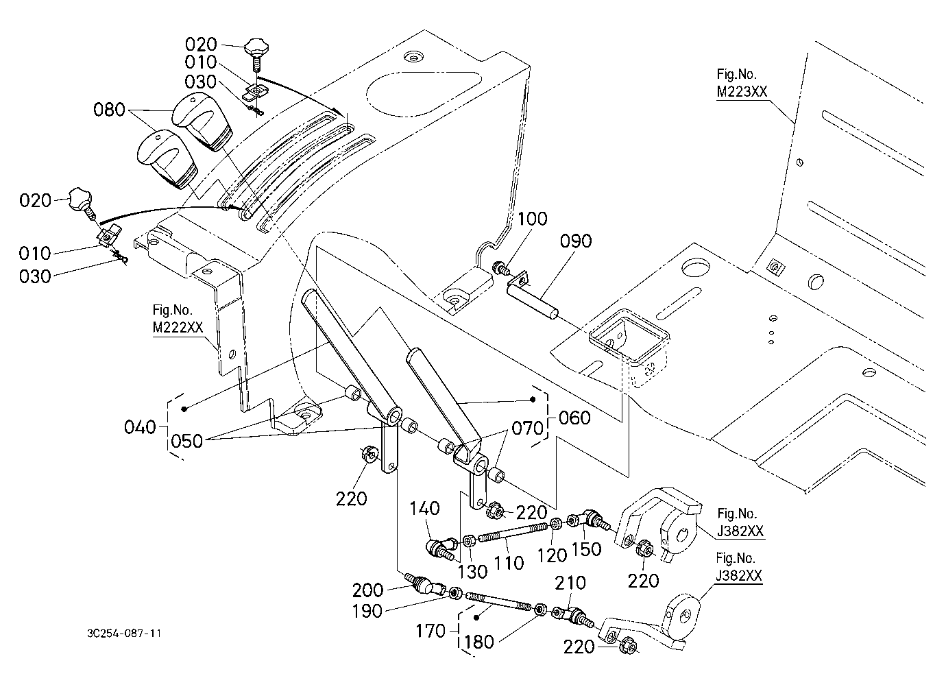 Draft And Position Control Lever