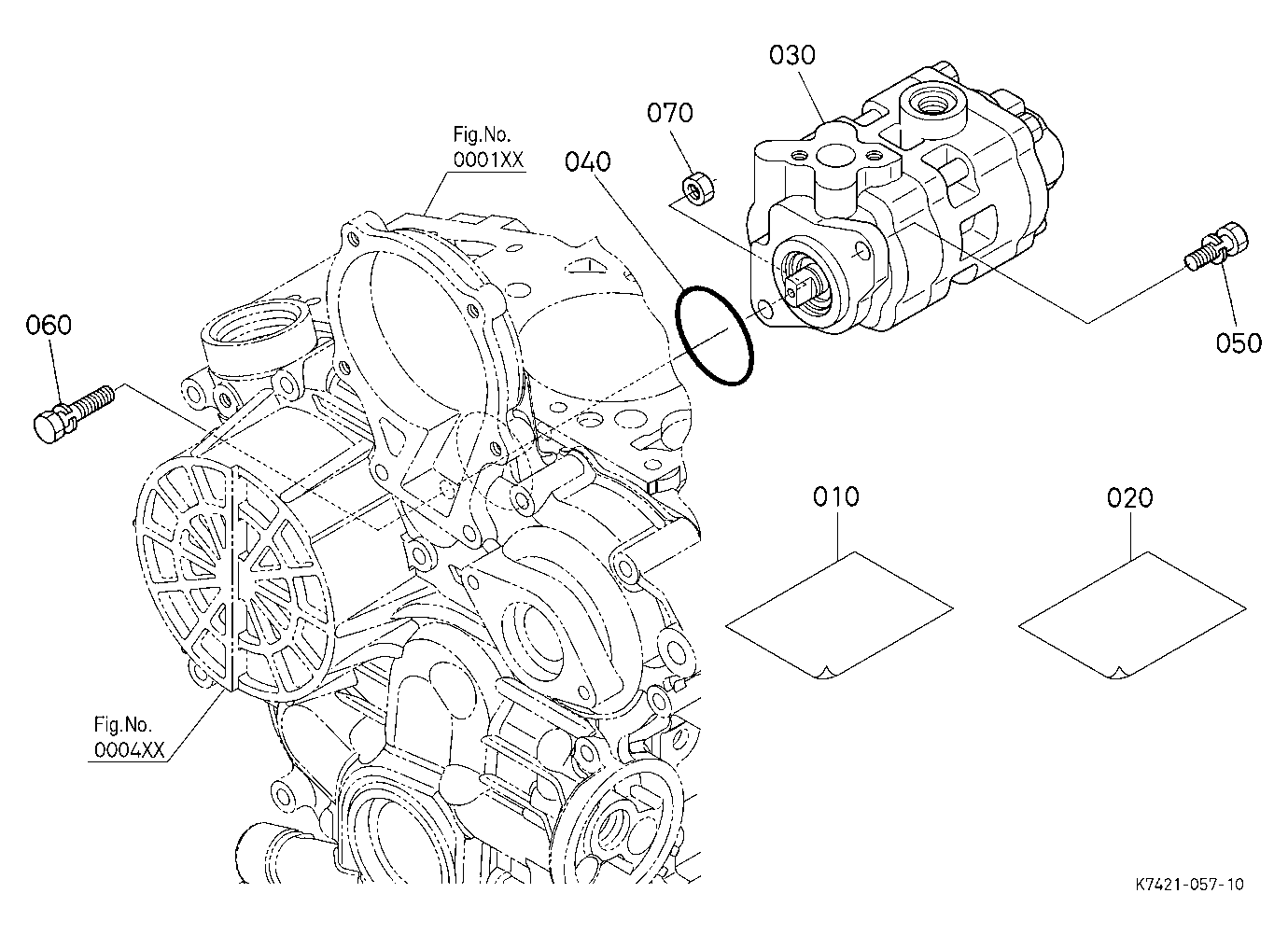 Double Hyd. Pump Kit (Pump) (W/G.No.V5272) [Option