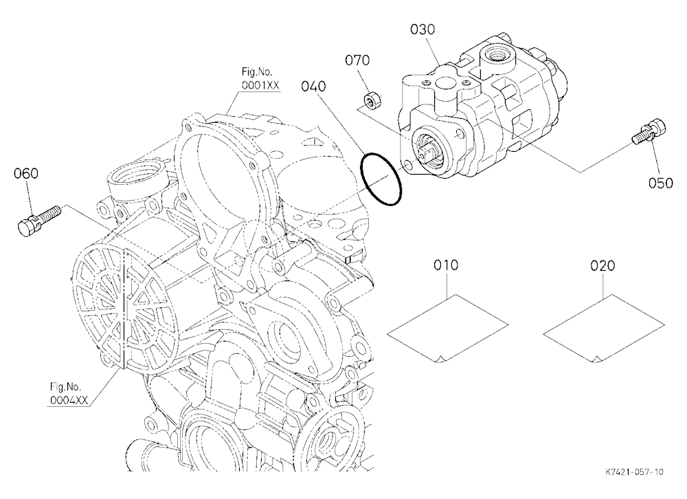Double Hyd. Pump Kit (Pump) (W/G No.V5272) [Option
