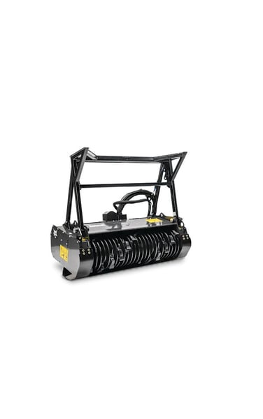 Bobcat loader drum mulcher