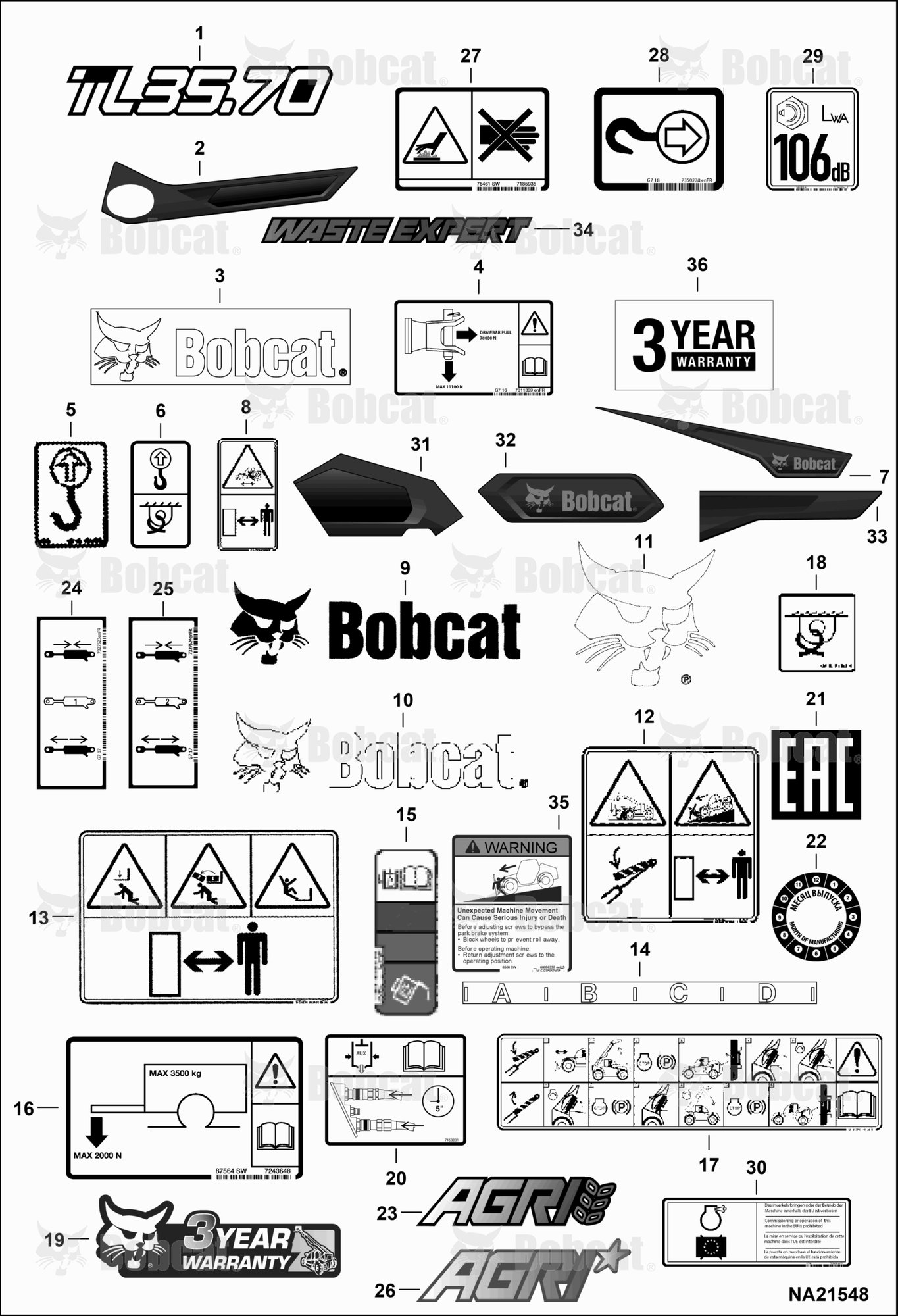 Decals (Outside)
