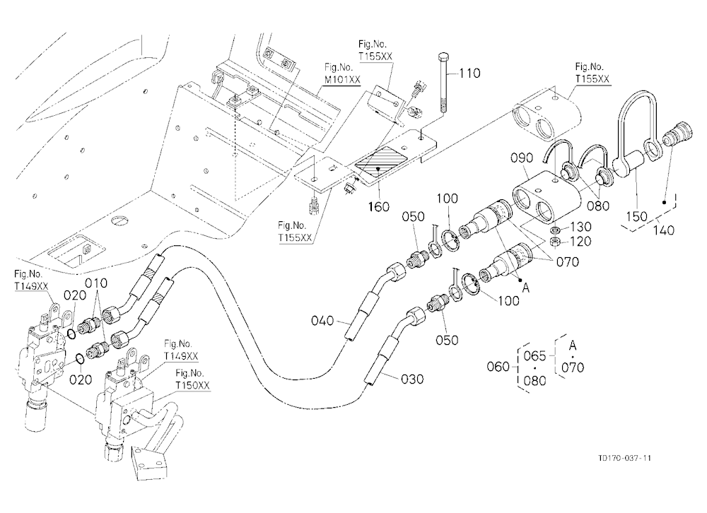 Auxiliary Control Valve Coupler (2Nd) (W/G No.L834