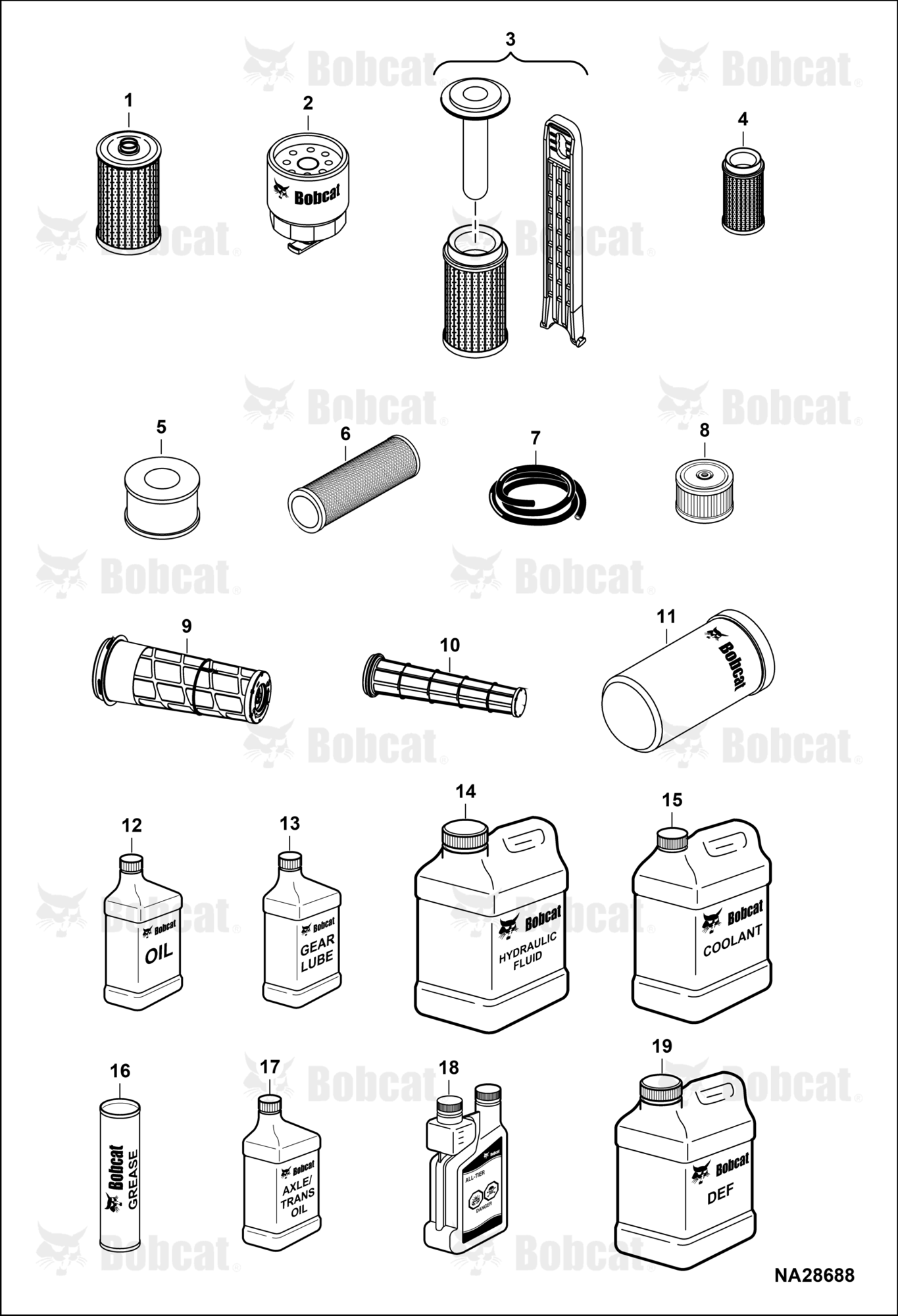 Maintenance Items (Service Parts)
