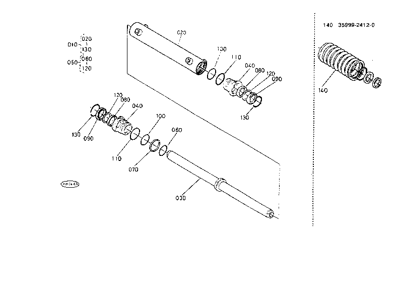 Steering Cylinder [Component Parts]
