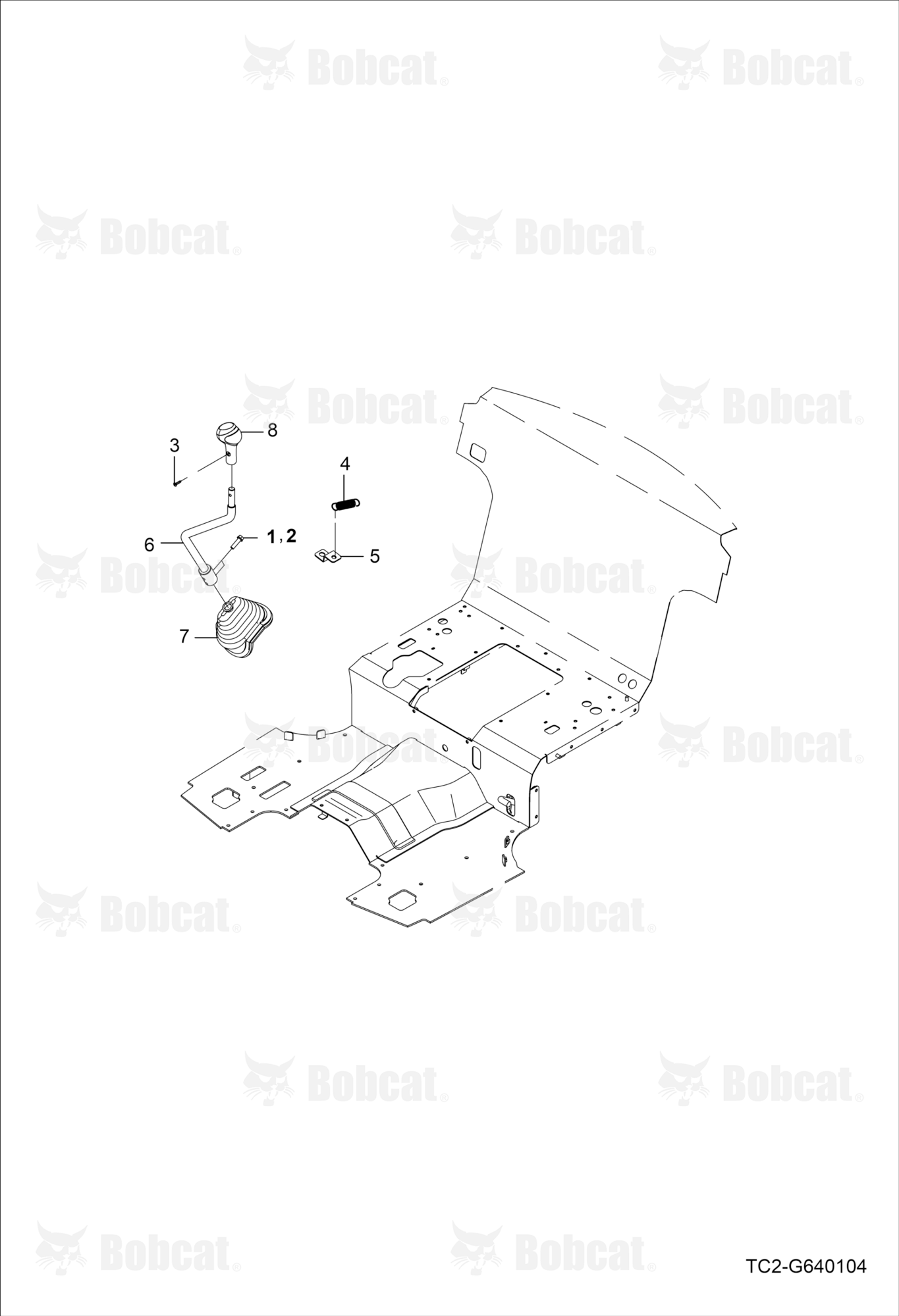 Main Shift Lever Group (SHUTTLE)