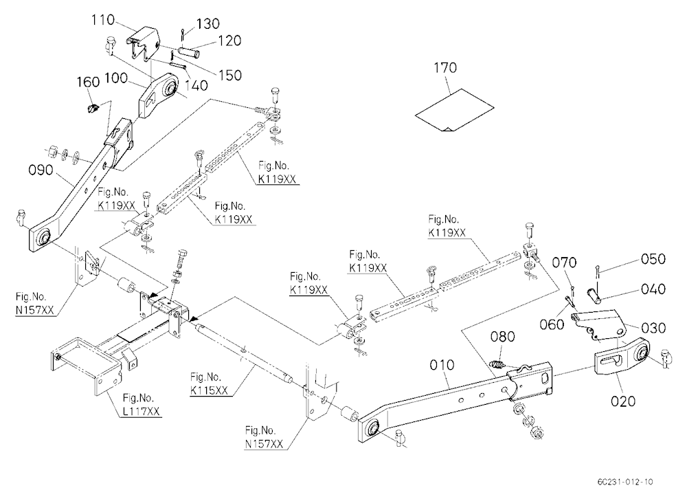 Lower Link Kit (W/G.No.B2677) [Option]