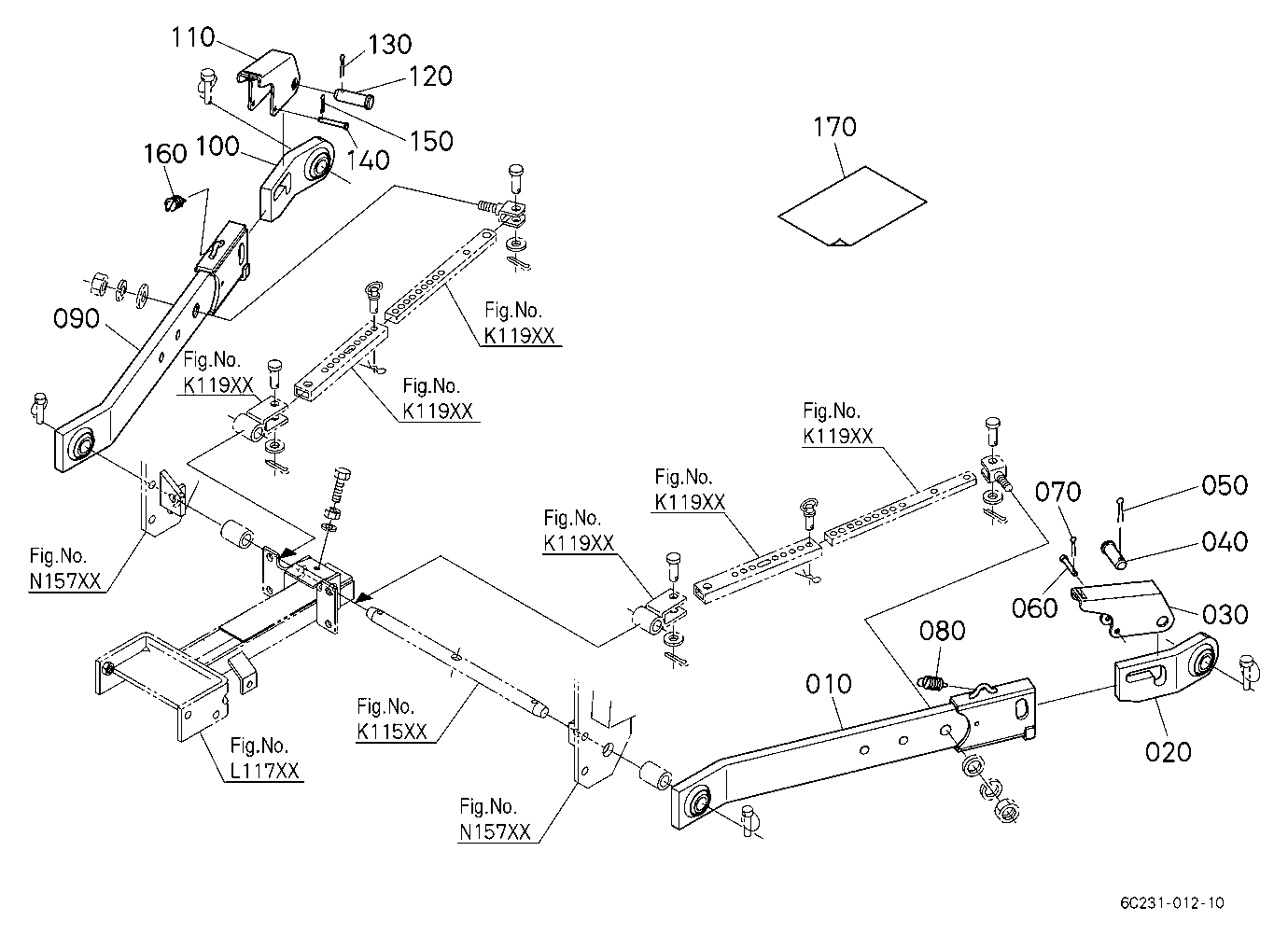 Lower Link Kit (W/G.No.B2677) [Option]