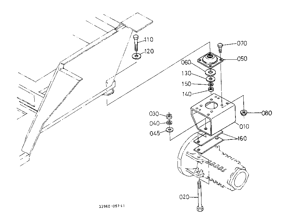 Main Frame Bracket Rear