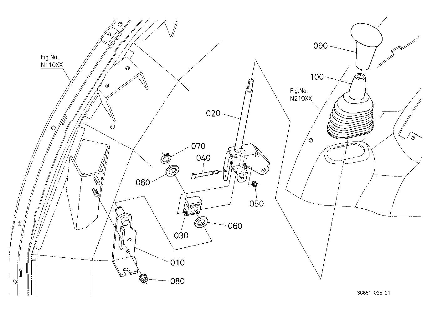 Main Gear Shift Lever