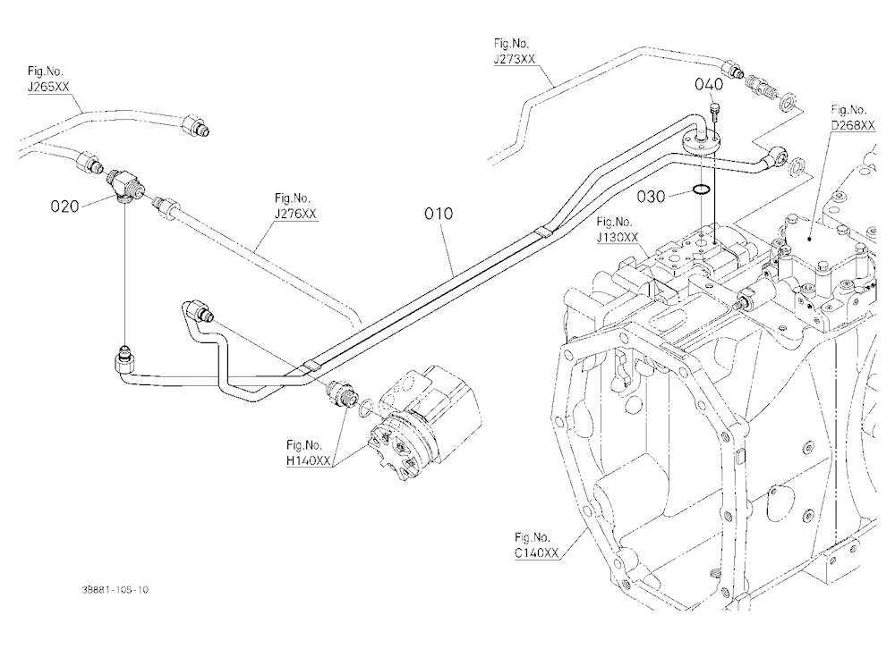 Hydraulic Oil Line (Steering/Pto)