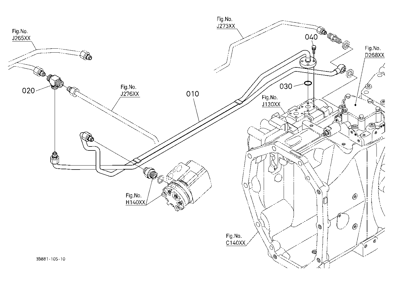 Hydraulic Oil Line (Steering/Pto)