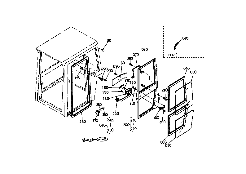 Cabin (Door) [Kta(Rops) Ktc Kcl]