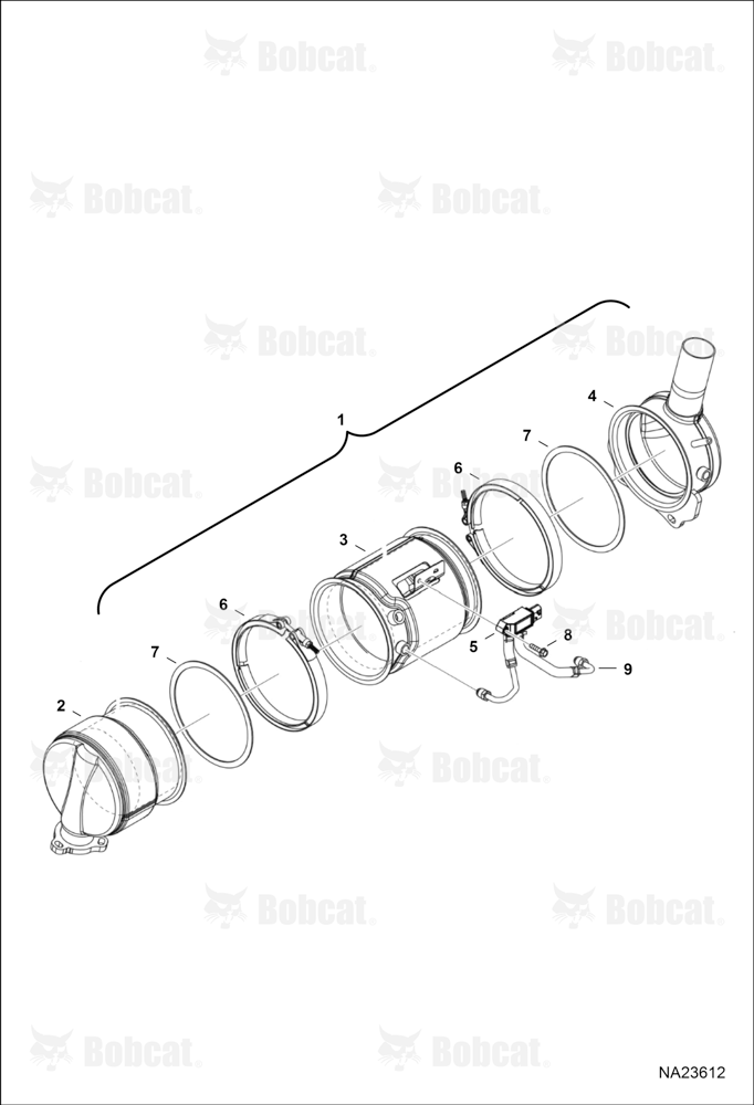 Muffler DOC Assembly