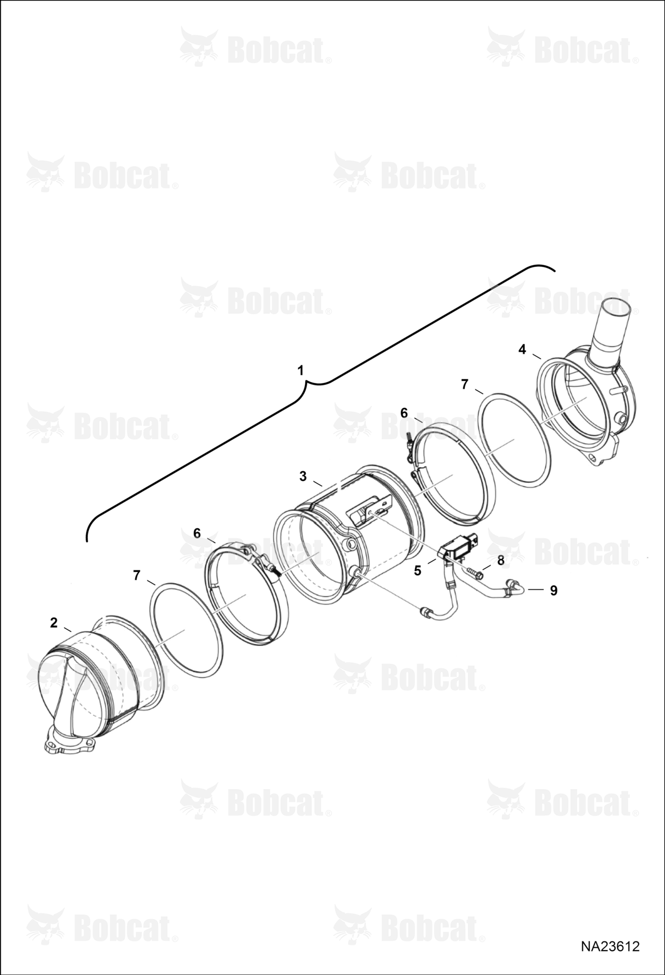 Muffler DOC Assembly