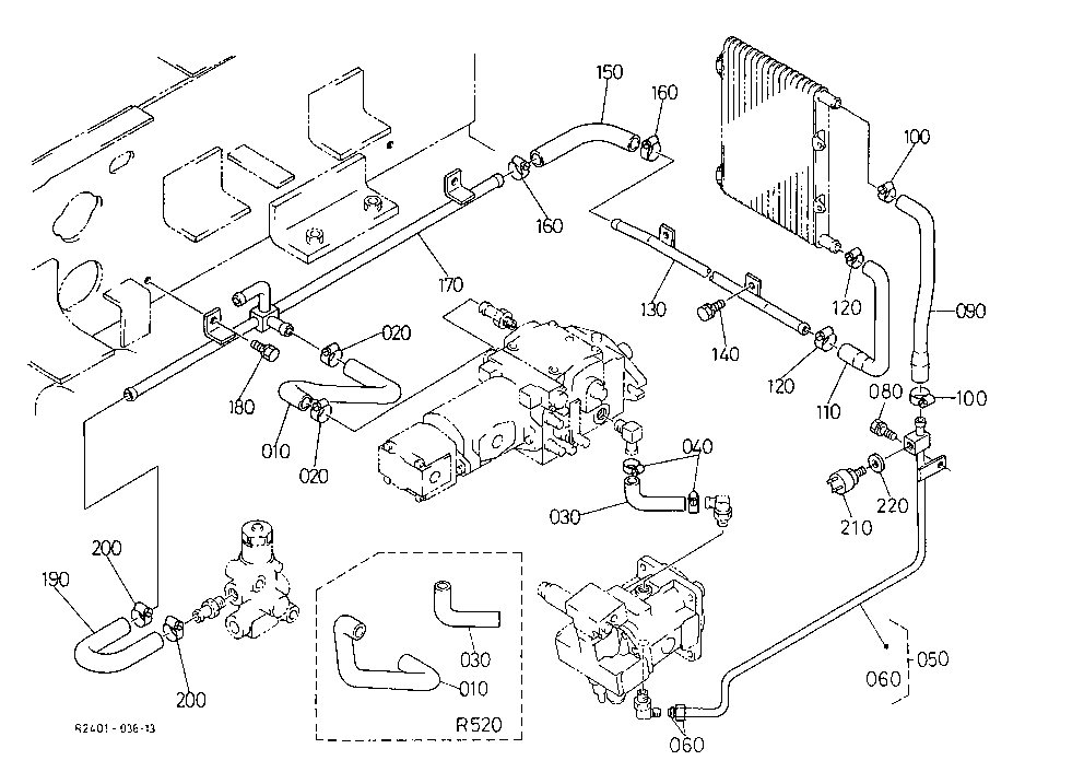 Hydraulic Oil Line (Oil Cooler)