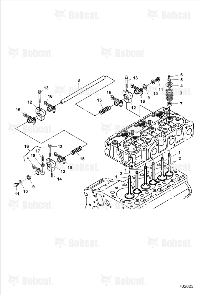 ENGINE, Valve and Rocker Arm