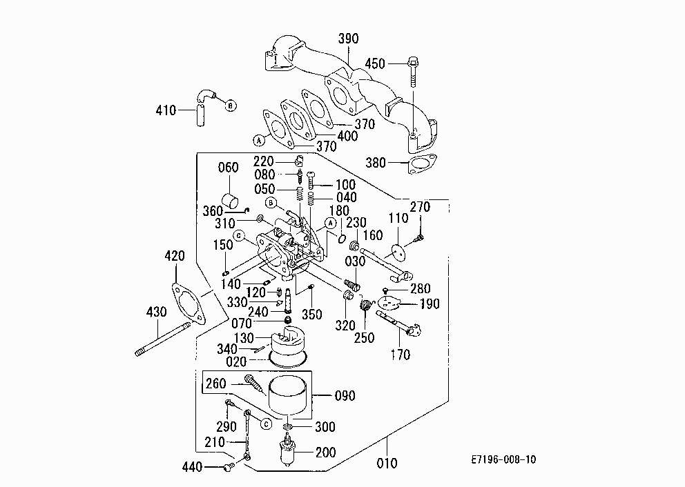 CABURETTOR(COMPONENT PARTS)