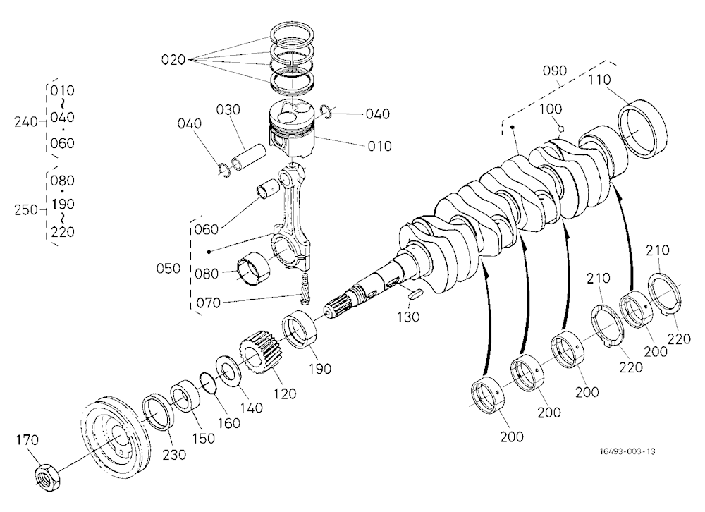 Piston And Crankshaft
