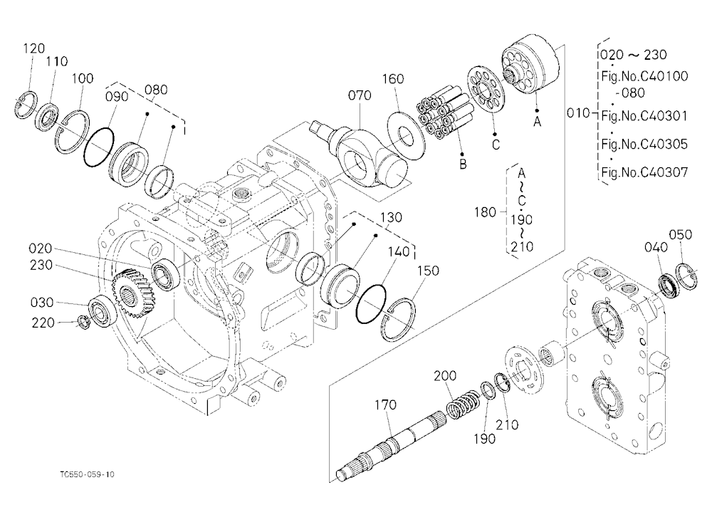 Hst (Pump Shaft) [Component Parts][Old]