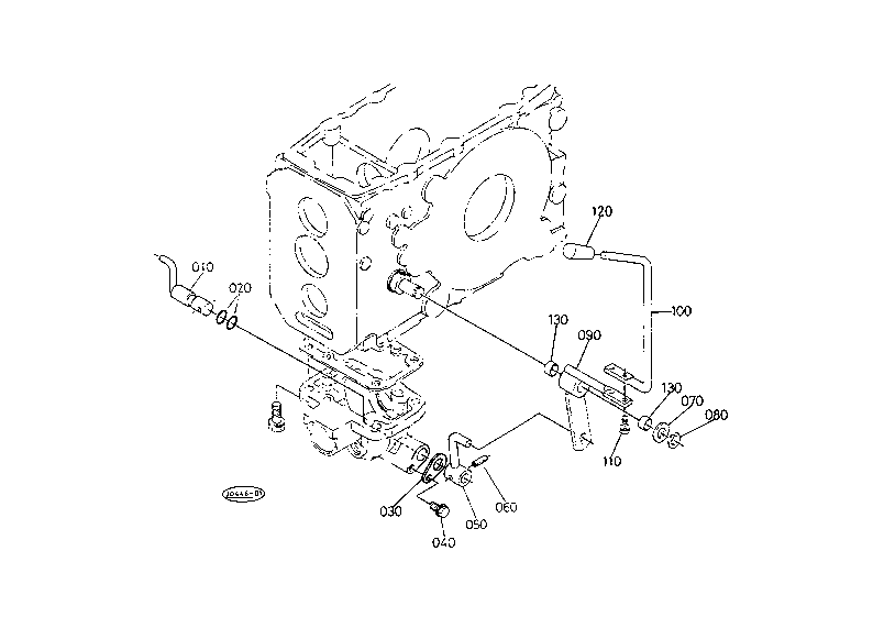 Front Wheel Drive Lever [W/O I.Mid Pto]