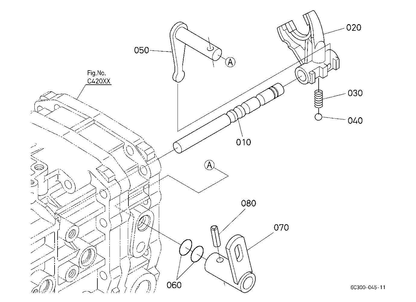 Range Gear Shift Fork