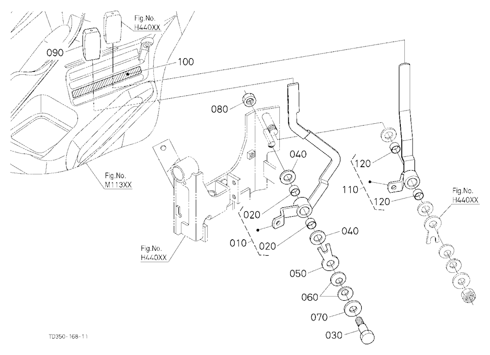 Draft Control Lever (With Draft) (W/G No.L8395) [O