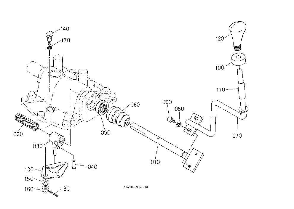 Main Gear Shaft Lever