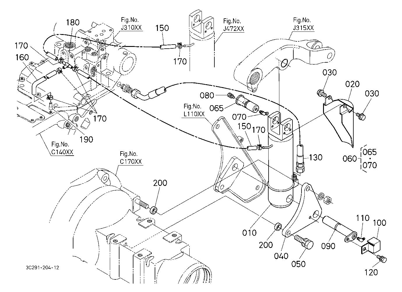 3P-Lift Assist Cylinder Lh [Old]