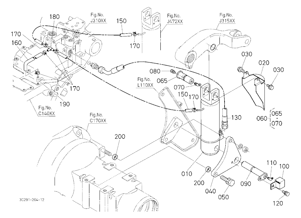 3P-Lift Assist Cylinder Lh [Old]