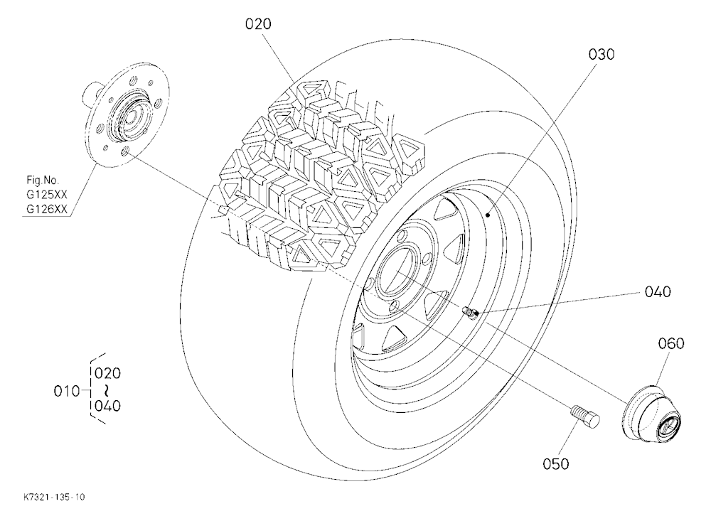 Front Wheel (24*9-12,Hdws)
