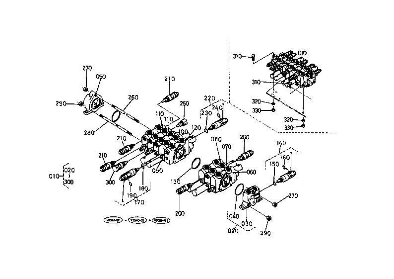 Control Valve (2) and Component Parts [Ktc Kcl]