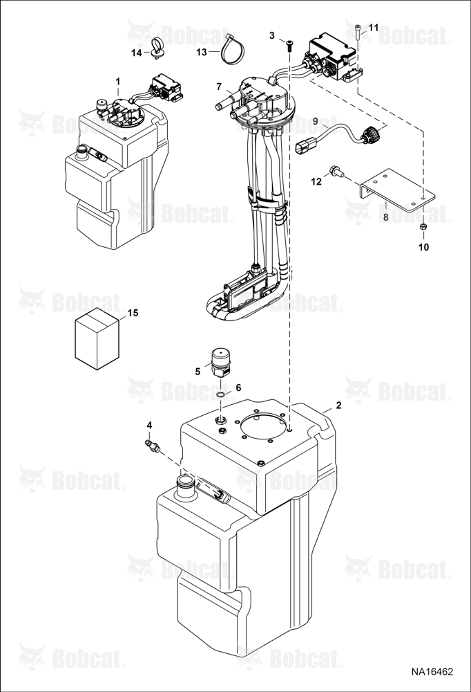 Engine & Attaching Parts (SCR System) (Tank) (W/ Bracket Mounted module)  B3BU11278 - B3BU11799