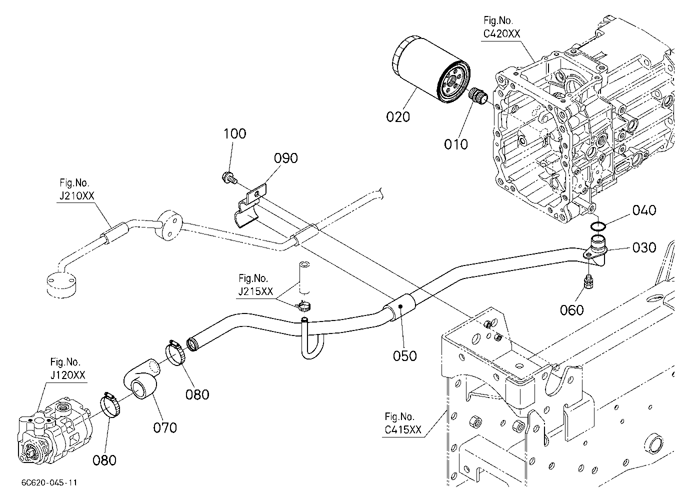Hydraulic Oil Line (Suction)