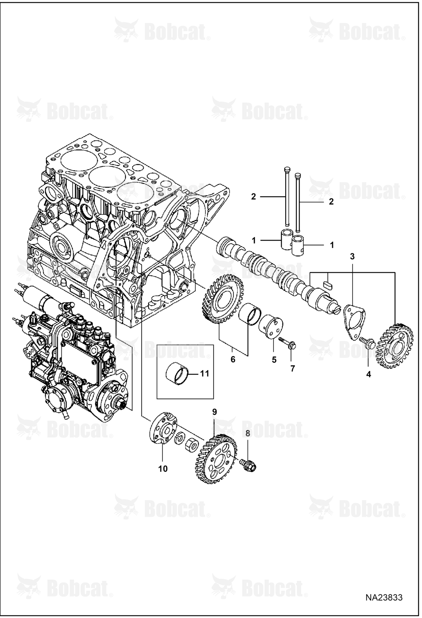 Camshaft & Driving Gear