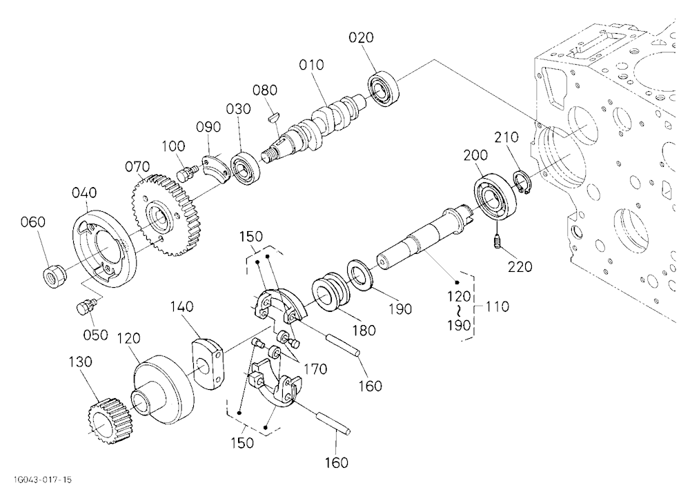 Fuel Camshaft And Governor Shaft