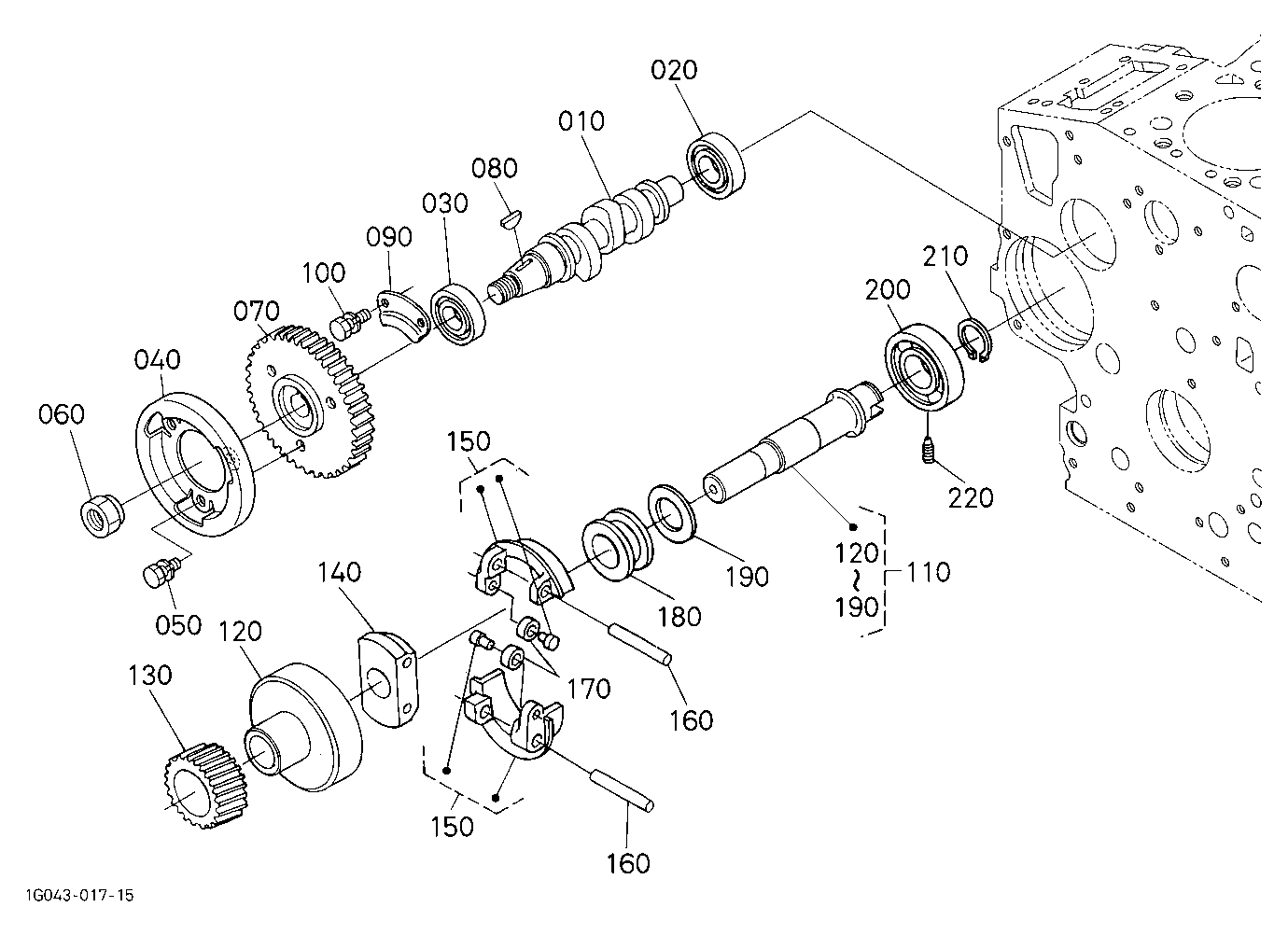 Fuel Camshaft And Governor Shaft