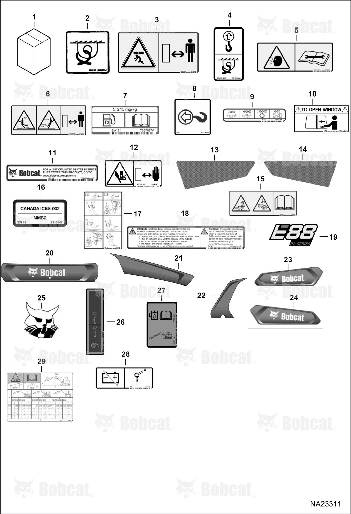 Decals (Outside)