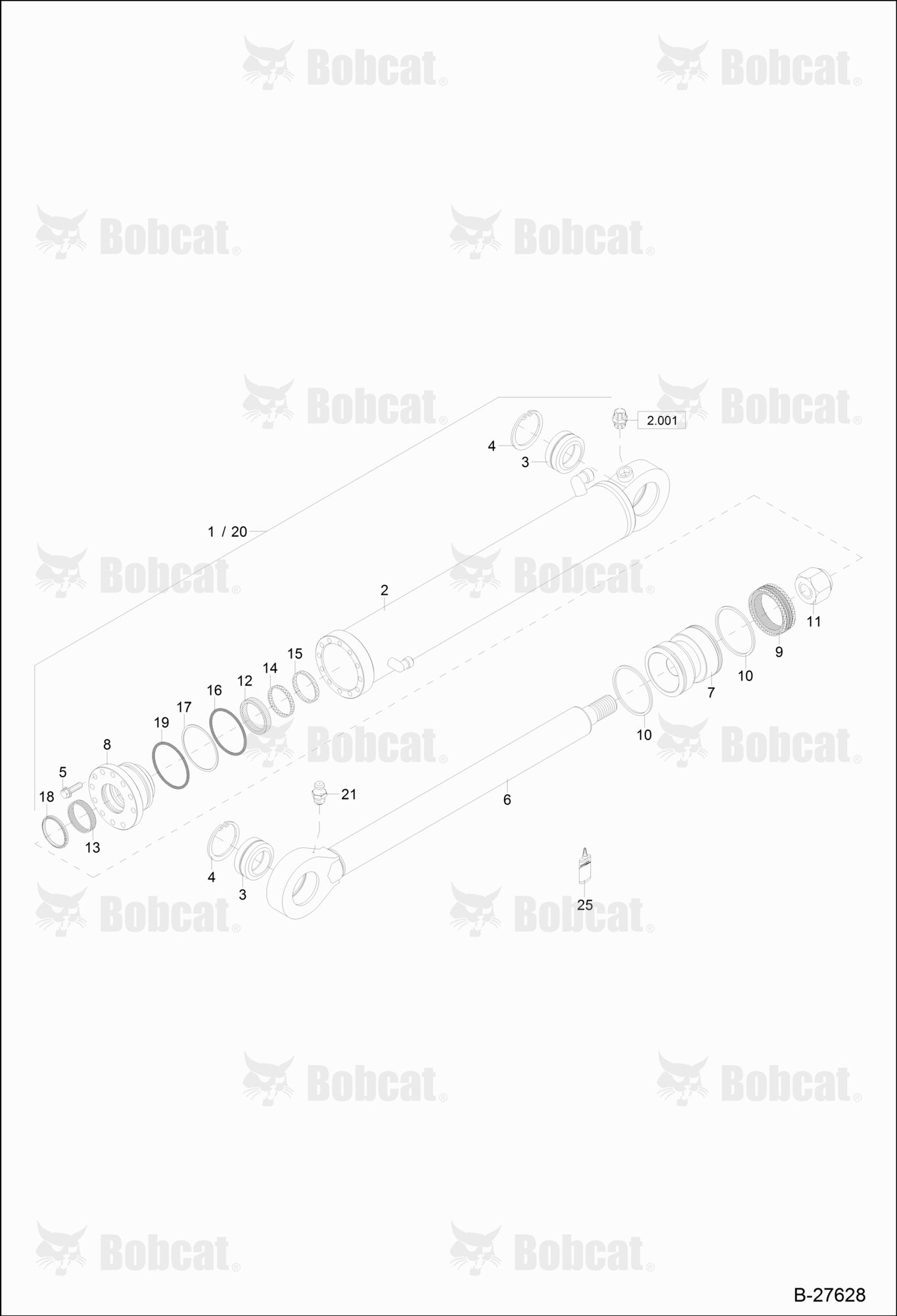 Hydraulic Cylinder - Articulation (Z 115/70)
