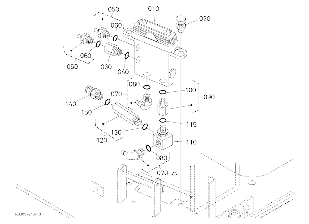 Pilot Valve (Boom) [Super Double Boom Type]