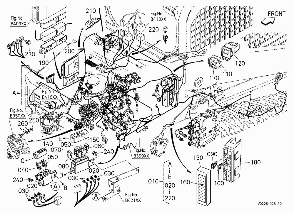 WIRE HARNESS (ENGINE) [MANUAL HITCH]