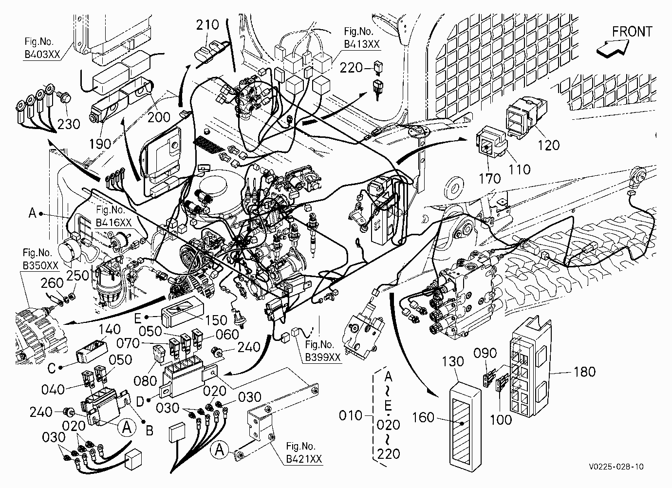 WIRE HARNESS (ENGINE) [MANUAL HITCH]