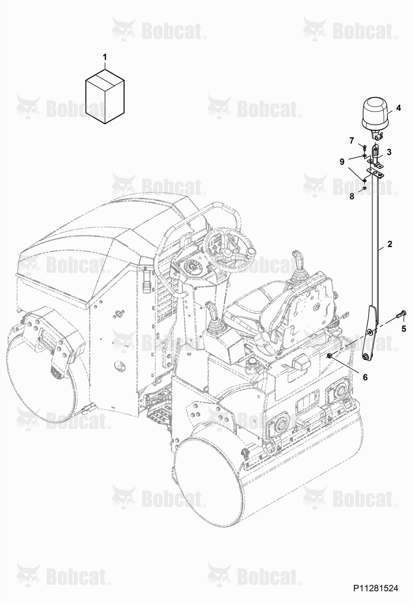 Warning Beacon With Holder