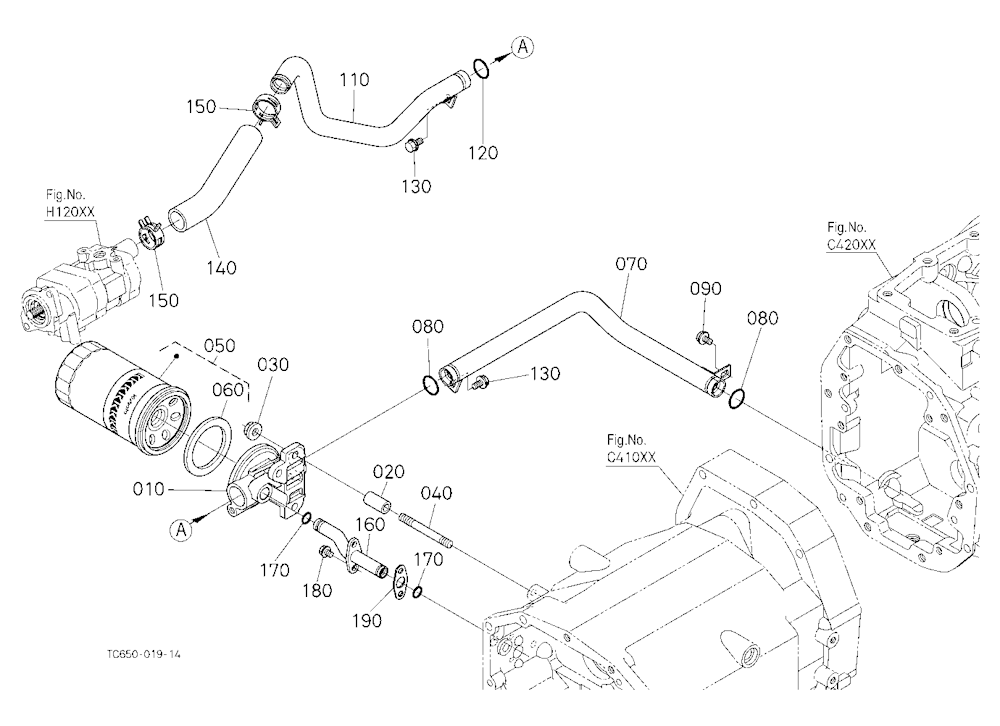 Hydraulic Oil Line (Inlet)