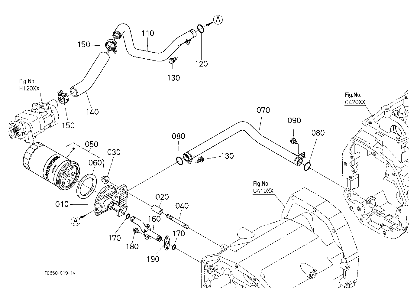 Hydraulic Oil Line (Inlet)