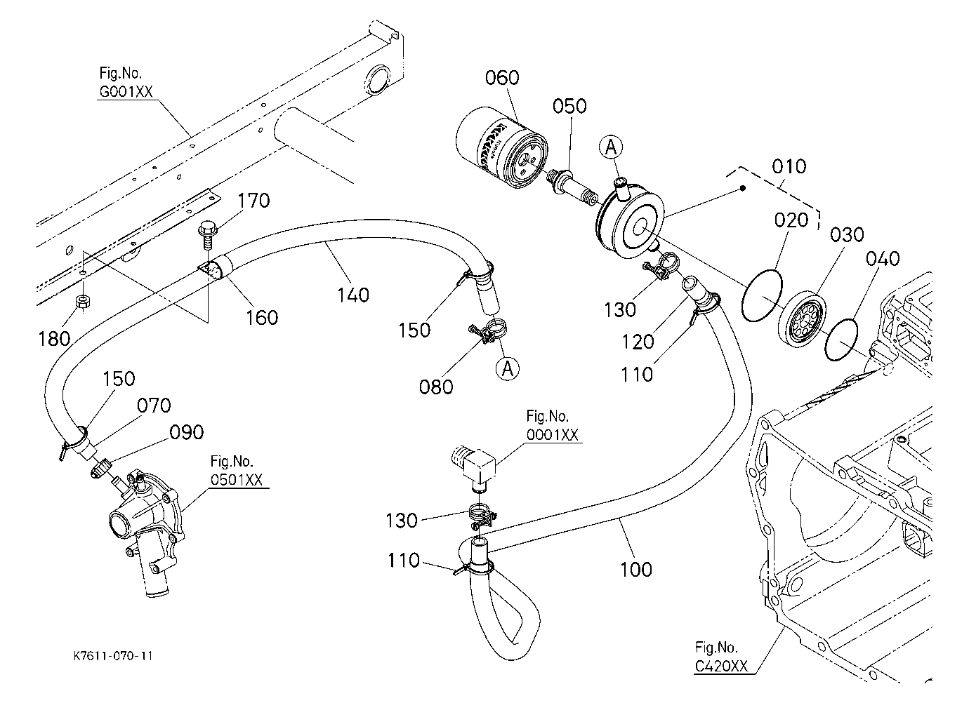 Hydraulic Oil Line (Oil Cooler)