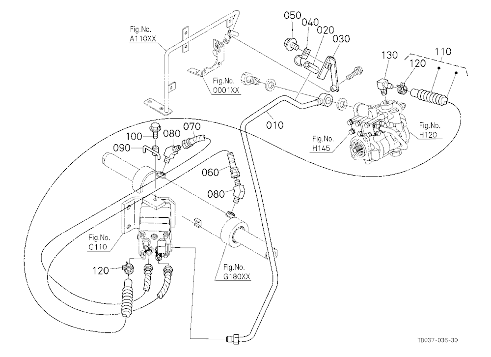 Hydraulic Oil Line (Ps) [Except Hst Type]