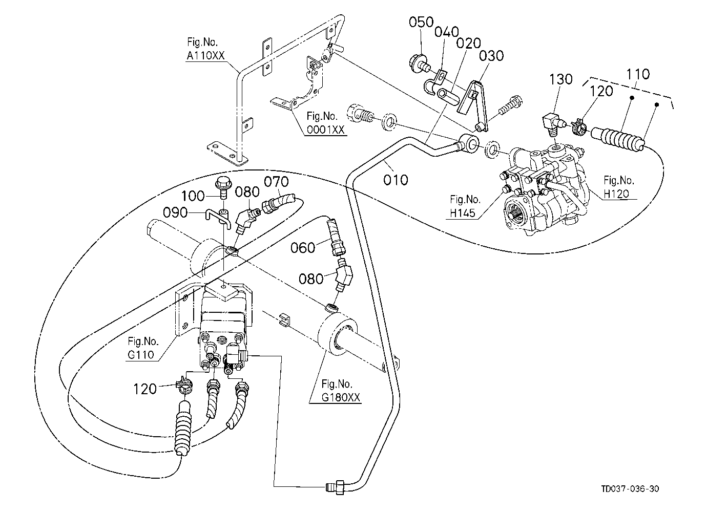 Hydraulic Oil Line (Ps) [Except Hst Type]