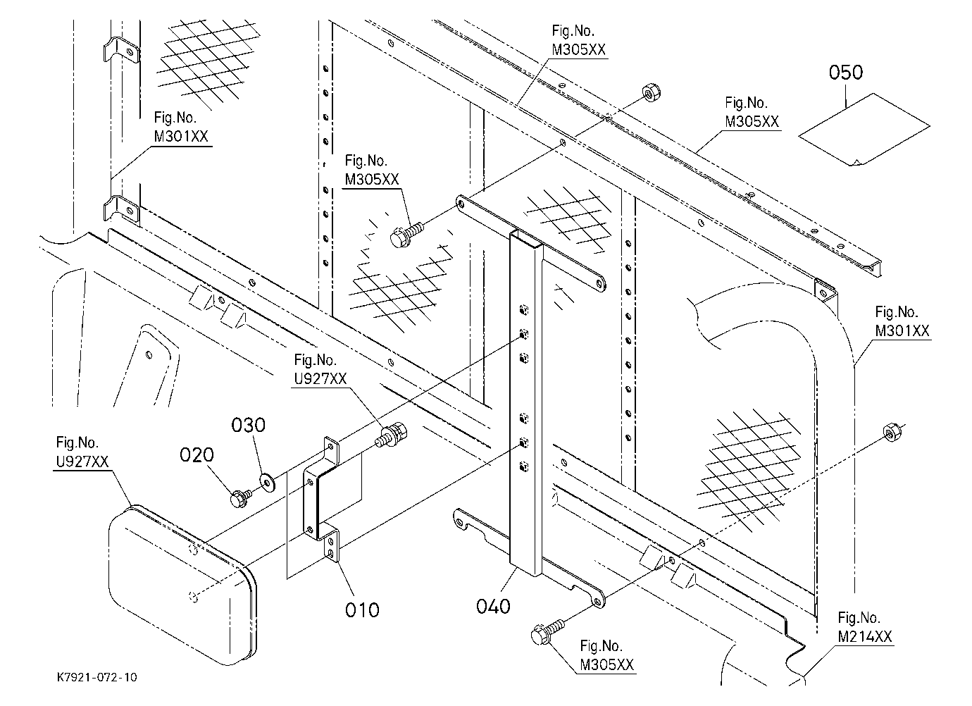 Headrest Stay Kit (W/G. No. V5230) [Option]